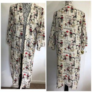 Women's Fashion Robe Duster Open Front Cardigan 14